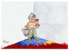 Cartoon: Mit dem Rücken gegen die Wand (small) by Paolo Calleri tagged ukraine,krieg,russland,putin,weltgemeinschaft,verbrechen,opfer,karikatur,cartoon,paolo,calleri