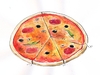 Cartoon: Pea...zza (small) by Paolo Calleri tagged pizzapitch,pizza,peace
