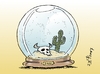 Cartoon: Snow globe (small) by Paolo Calleri tagged schneekugel weltklima erderwaermung global warming 2100 hitzewelle gletscherschmelze meeresspiegel un vereinte nationen weltklimabericht ippc