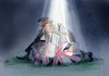 Cartoon: Vereiniger Sunak (small) by Paolo Calleri tagged grossbritannien,uk,vereinigtes,koenigreich,sunak,premier,premierminister,wirtschaft,politik,karikatur,cartoon,paolo,calleri