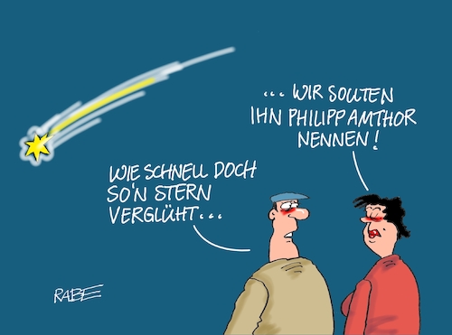 Cartoon: Am Tore (medium) by RABE tagged philipp,amthor,cdu,shooting,star,lobby,lobbyismus,bundestag,rabe,ralf,böhme,cartoon,karikatur,pressezeichnung,farbcartoon,tagescartoon,aufsteiger,rücktritt,stern,sternschnuppe,verglühen,eintagsfliege,philipp,amthor,cdu,shooting,star,lobby,lobbyismus,bundestag,rabe,ralf,böhme,cartoon,karikatur,pressezeichnung,farbcartoon,tagescartoon,aufsteiger,rücktritt,stern,sternschnuppe,verglühen,eintagsfliege