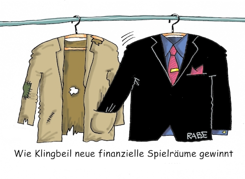 Cartoon: Arm dran (medium) by RABE tagged merz,groko,spd,union,posten,postenvergabe,rabe,ralf,böhme,cartoon,karikatur,pressezeichnung,farbcartoon,tagescartoon,schaufenster,deko,umbau,laden,ladenhüter,regierungsbildung,lars,klingbeil,steuern,steuerschätzung,steuereinnahmen,arm,reich,jacket,kleiderbügel,spielraum,einnahmen,merz,groko,spd,union,posten,postenvergabe,rabe,ralf,böhme,cartoon,karikatur,pressezeichnung,farbcartoon,tagescartoon,schaufenster,deko,umbau,laden,ladenhüter,regierungsbildung,lars,klingbeil,steuern,steuerschätzung,steuereinnahmen,arm,reich,jacket,kleiderbügel,spielraum,einnahmen