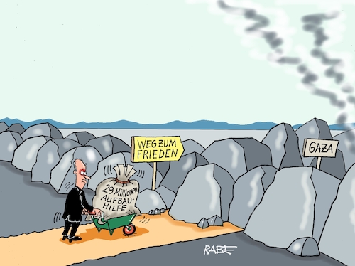 Cartoon: Aufbauhilfe (medium) by RABE tagged merz,union,kanzler,fritze,koalition,spd,klingbeil,bundesregierung,rabe,ralf,böhme,cartoon,karikatur,pressezeichnung,farbcartoon,tagescartoon,trump,putin,krisen,tv,nachrichten,waschmaschine,schubkarre,aufbauhilfe,steuergeld,frieden,gaza,gazastreifen,gazakrieg,hamas,israeli,israel,netanjahu,friedensplan,ruinen,steine,schutt,wegsperre,merz,union,kanzler,fritze,koalition,spd,klingbeil,bundesregierung,rabe,ralf,böhme,cartoon,karikatur,pressezeichnung,farbcartoon,tagescartoon,trump,putin,krisen,tv,nachrichten,waschmaschine,schubkarre,aufbauhilfe,steuergeld,frieden,gaza,gazastreifen,gazakrieg,hamas,israeli,israel,netanjahu,friedensplan,ruinen,steine,schutt,wegsperre