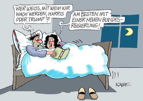 Cartoon: Aufwachen (medium) by RABE tagged donald,trump,kamala,harris,präsidentschaftswahl,usa,wahlkampf,joe,biden,rabe,ralf,böhme,cartoon,karikatur,pressezeichnung,farbcartoon,tagescartoon,mc,donalds,burger,ampel,ampelstreit,krise,krisengespräch,scholz,bundesegierung,wirtschfaftskrise,finanzkrise,neuwahlen,donald,trump,kamala,harris,präsidentschaftswahl,usa,wahlkampf,joe,biden,rabe,ralf,böhme,cartoon,karikatur,pressezeichnung,farbcartoon,tagescartoon,mc,donalds,burger,ampel,ampelstreit,krise,krisengespräch,scholz,bundesegierung,wirtschfaftskrise,finanzkrise,neuwahlen