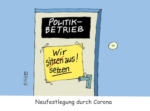 Cartoon: Aussetzer (medium) by RABE tagged virus,corona,pandemie,coronakrise,rabe,ralf,böhme,cartoon,karikatur,pressezeichnung,farbcartoon,tagescartoon,viren,virenschutz,mundschutz,desinfektion,föderal,föderalismus,ländersache,politikbetrieb,aussitzer,einschränkungen,virus,corona,pandemie,coronakrise,rabe,ralf,böhme,cartoon,karikatur,pressezeichnung,farbcartoon,tagescartoon,viren,virenschutz,mundschutz,desinfektion,föderal,föderalismus,ländersache,politikbetrieb,aussitzer,einschränkungen