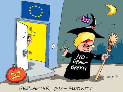 Cartoon: Brexit Deal II (medium) by RABE tagged brexit,no,deal,johnson,boris,downing,street,austritt,eu,brüssel,london,rabe,ralf,böhme,cartoon,karikatur,pressezeichnung,farbcartoon,tagescartoon,may,juncker,luxemburg,halloween,kürbis,oktober,brexit,no,deal,johnson,boris,downing,street,austritt,eu,brüssel,london,rabe,ralf,böhme,cartoon,karikatur,pressezeichnung,farbcartoon,tagescartoon,may,juncker,luxemburg,halloween,kürbis,oktober