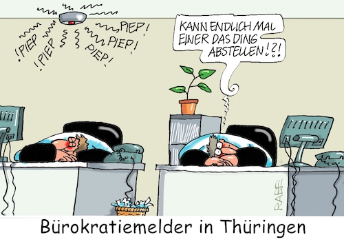 Cartoon: Bürokratieabbau (medium) by RABE tagged ampel,ampelregierung,rot,grün,gelb,fdp,spd,grüne,rabe,ralf,böhme,cartoon,karikatur,pressezeichnung,farbcartoon,tagescartoon,inflation,einkommen,rente,rentenpaket,bruch,streit,neuwahlen,thüringen,bürokratie,bürokratiemelder,beamte,büroschlaf,ampel,ampelregierung,rot,grün,gelb,fdp,spd,grüne,rabe,ralf,böhme,cartoon,karikatur,pressezeichnung,farbcartoon,tagescartoon,inflation,einkommen,rente,rentenpaket,bruch,streit,neuwahlen,thüringen,bürokratie,bürokratiemelder,beamte,büroschlaf