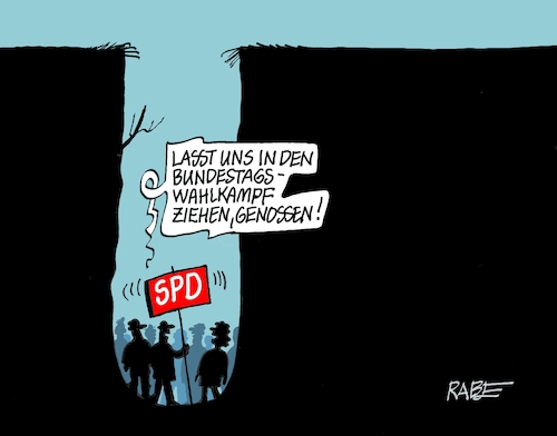 Cartoon: Bundestagswahlkampf (medium) by RABE tagged ampel,ampelregierung,rot,grün,gelb,fdp,spd,grüne,rabe,ralf,böhme,cartoon,karikatur,pressezeichnung,farbcartoon,tagescartoon,inflation,einkommen,rente,rentenpaket,bruch,streit,neuwahlen,wahlkampf,bundestagswahlkampf,wahlkampfauftakt,grube,loch,tiefe,ampel,ampelregierung,rot,grün,gelb,fdp,spd,grüne,rabe,ralf,böhme,cartoon,karikatur,pressezeichnung,farbcartoon,tagescartoon,inflation,einkommen,rente,rentenpaket,bruch,streit,neuwahlen,wahlkampf,bundestagswahlkampf,wahlkampfauftakt,grube,loch,tiefe