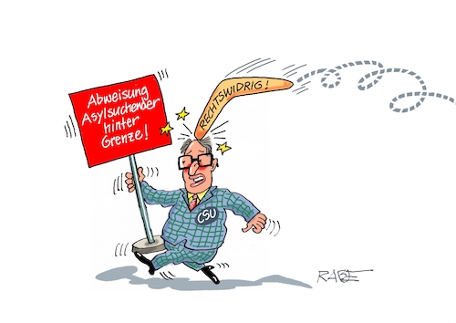 Cartoon: Dobrindterwahnsinn (medium) by RABE tagged merz,groko,spd,union,posten,postenvergabe,rabe,ralf,böhme,cartoon,karikatur,pressezeichnung,farbcartoon,tagescartoon,schaufenster,deko,umbau,laden,ladenhüter,regierungsbildung,alexander,dobrindt,csu,zurückweisung,asylsuchende,grenze,grenzkontrolle,bumerang,gerichtsurteil,merz,groko,spd,union,posten,postenvergabe,rabe,ralf,böhme,cartoon,karikatur,pressezeichnung,farbcartoon,tagescartoon,schaufenster,deko,umbau,laden,ladenhüter,regierungsbildung,alexander,dobrindt,csu,zurückweisung,asylsuchende,grenze,grenzkontrolle,bumerang,gerichtsurteil