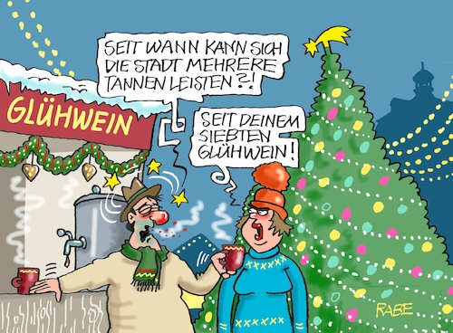 Cartoon: Doppelt betrachtet (medium) by RABE tagged weihnachten,weihnachtsmarkt,weihnachtsbaum,glühwein,weihnachtsgeschenke,rabe,ralf,böhme,cartoon,kariatur,pressezeichnung,farbcartoon,tagescartoon,markt,lichterkette,glühweinstand,weihnachten,weihnachtsmarkt,weihnachtsbaum,glühwein,weihnachtsgeschenke,rabe,ralf,böhme,cartoon,kariatur,pressezeichnung,farbcartoon,tagescartoon,markt,lichterkette,glühweinstand