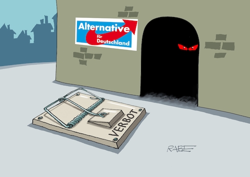 Cartoon: Fallensteller (medium) by RABE tagged merz,groko,spd,union,posten,postenvergabe,rabe,ralf,böhme,cartoon,karikatur,pressezeichnung,farbcartoon,tagescartoon,schaufenster,deko,umbau,laden,ladenhüter,regierungsbildung,afd,rechte,npd,verfassungsschutz,rechts,rechtsextremisten,nazi,faschisten,verbot,falle,mausefalle,rattenfalle,merz,groko,spd,union,posten,postenvergabe,rabe,ralf,böhme,cartoon,karikatur,pressezeichnung,farbcartoon,tagescartoon,schaufenster,deko,umbau,laden,ladenhüter,regierungsbildung,afd,rechte,npd,verfassungsschutz,rechts,rechtsextremisten,nazi,faschisten,verbot,falle,mausefalle,rattenfalle