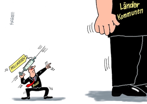 Cartoon: Finanzspritze (medium) by RABE tagged merz,kanzler,koalition,union,spd,klingbeil,cartoon,karikatur,pressezeichnung,farbcartoon,tagescartoon,db,bahn,frühling,frühjahr,frühjahrsputz,ice,zug,blumenkasten,blumenkästen,finanzminister,länder,kommune,spritze,speer,speerwerfer,haushalt,haushaltskasse,schulden,schuldenloch,haushaltsloch,länderfinanzausgleich,merz,kanzler,koalition,union,spd,klingbeil,cartoon,karikatur,pressezeichnung,farbcartoon,tagescartoon,db,bahn,frühling,frühjahr,frühjahrsputz,ice,zug,blumenkasten,blumenkästen,finanzminister,länder,kommune,spritze,speer,speerwerfer,haushalt,haushaltskasse,schulden,schuldenloch,haushaltsloch,länderfinanzausgleich