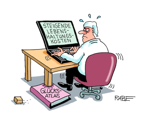 Cartoon: Glücksatlas III (medium) by RABE tagged merz,union,kanzler,fritze,koalition,spd,klingbeil,bundesregierung,rabe,ralf,böhme,cartoon,karikatur,pressezeichnung,farbcartoon,tagescartoon,trump,putin,krisen,tv,nachrichten,waschmaschine,glück,glücksatlas,atlas,zufriedenheit,lebenszufriedenheit,tisch,tischbein,rechner,labtop,lebenshaltungskosten,anstieg,unzufriedenheit,merz,union,kanzler,fritze,koalition,spd,klingbeil,bundesregierung,rabe,ralf,böhme,cartoon,karikatur,pressezeichnung,farbcartoon,tagescartoon,trump,putin,krisen,tv,nachrichten,waschmaschine,glück,glücksatlas,atlas,zufriedenheit,lebenszufriedenheit,tisch,tischbein,rechner,labtop,lebenshaltungskosten,anstieg,unzufriedenheit