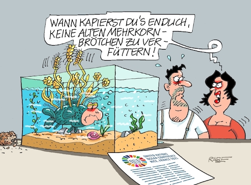 Cartoon: Meerkornbrötchen (medium) by RABE tagged ozean,ozeankonferenz,un,frankreich,nizza,verschmutzun,müll,plastikmüll,cartoon,karikatur,rabe,ralf,böhme,pressezeichnung,farbzeichnung,tagescartoon,angler,boot,fische,plastik,konservendosen,treibnetze,aquarium,mehrkorn,mehrkornbrötchen,getreide,getreidehalme,ozean,ozeankonferenz,un,frankreich,nizza,verschmutzun,müll,plastikmüll,cartoon,karikatur,rabe,ralf,böhme,pressezeichnung,farbzeichnung,tagescartoon,angler,boot,fische,plastik,konservendosen,treibnetze,aquarium,mehrkorn,mehrkornbrötchen,getreide,getreidehalme