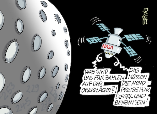 Cartoon: Mondmission (medium) by RABE tagged trump,präsident,usa,donald,einmarsch,erstürmung,cartoon,karikatur,pressezeichnung,rabe,ralf,böhme,farbcartoon,tagescartoon,venezuela,südamerika,maduro,regimewechsel,weltordnung,kongress,völkerrecht,nasa,mond,mondmission,raumkapsel,mondumrundung,astronauten,spritpreise,benzin,diesel,mondpreise,trump,präsident,usa,donald,einmarsch,erstürmung,cartoon,karikatur,pressezeichnung,rabe,ralf,böhme,farbcartoon,tagescartoon,venezuela,südamerika,maduro,regimewechsel,weltordnung,kongress,völkerrecht,nasa,mond,mondmission,raumkapsel,mondumrundung,astronauten,spritpreise,benzin,diesel,mondpreise