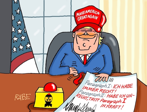 Cartoon: Paragraphenreiter (medium) by RABE tagged trump,präsident,usa,donald,einmarsch,erstürmung,cartoon,karikatur,pressezeichnung,rabe,ralf,böhme,farbcartoon,tagescartoon,venezuela,südamerika,maduro,regimewechsel,weltordnung,kongress,völkerrecht,iran,irankrieg,oval,office,paragraph,gesetz,egomane,schreibtisch,trump,präsident,usa,donald,einmarsch,erstürmung,cartoon,karikatur,pressezeichnung,rabe,ralf,böhme,farbcartoon,tagescartoon,venezuela,südamerika,maduro,regimewechsel,weltordnung,kongress,völkerrecht,iran,irankrieg,oval,office,paragraph,gesetz,egomane,schreibtisch
