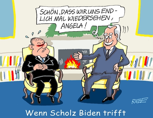 Scholz trifft Biden