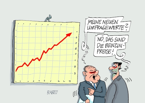 Cartoon: Scholzanstieg (medium) by RABE tagged ampel,ampelregierung,rot,grün,gelb,fdp,spd,grüne,rabe,ralf,böhme,cartoon,karikatur,pressezeichnung,farbcartoon,tagescartoon,inflation,einkommen,rente,rentenpaket,bruch,streit,neuwahlen,wahlkampf,kanzlerkandidat,umfrage,umfragewerte,politbarometer,diagramm,bilanz,anstieg,benzin,benzinpreis,spritpreis,kraftstoff,ampel,ampelregierung,rot,grün,gelb,fdp,spd,grüne,rabe,ralf,böhme,cartoon,karikatur,pressezeichnung,farbcartoon,tagescartoon,inflation,einkommen,rente,rentenpaket,bruch,streit,neuwahlen,wahlkampf,kanzlerkandidat,umfrage,umfragewerte,politbarometer,diagramm,bilanz,anstieg,benzin,benzinpreis,spritpreis,kraftstoff