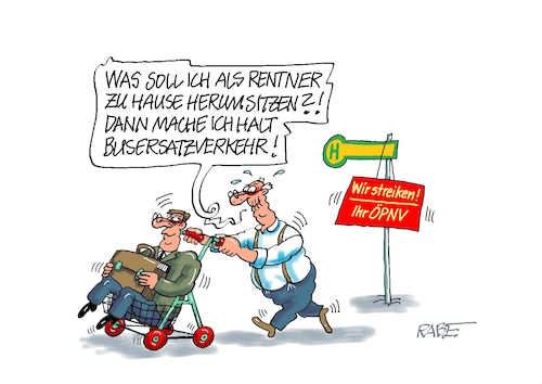 Cartoon: Streikbrecher (medium) by RABE tagged merz,kanzler,koalition,union,spd,klingbeil,cartoon,karikatur,pressezeichnung,farbcartoon,tagescartoon,bürokratie,verwaltung,beamte,modernisierung,monster,drachen,schwert,holzschwert,nägel,säge,rentner,rollator,streik,verdi,gewerkschaft,öpnv,nahverkehr,ersatzverkehr,busersatzverkehr,bahn,verkehr,haltestelle,lohnerhöhung,gehaltserhöhung,lohnforderung,merz,kanzler,koalition,union,spd,klingbeil,cartoon,karikatur,pressezeichnung,farbcartoon,tagescartoon,bürokratie,verwaltung,beamte,modernisierung,monster,drachen,schwert,holzschwert,nägel,säge,rentner,rollator,streik,verdi,gewerkschaft,öpnv,nahverkehr,ersatzverkehr,busersatzverkehr,bahn,verkehr,haltestelle,lohnerhöhung,gehaltserhöhung,lohnforderung