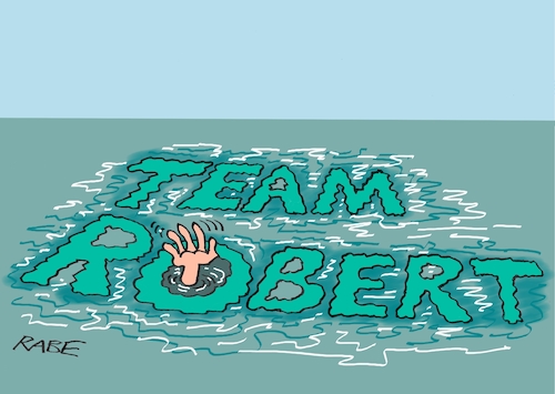 Cartoon: Team Robert (medium) by RABE tagged ampel,ampelregierung,rot,grün,gelb,fdp,spd,grüne,rabe,ralf,böhme,cartoon,karikatur,pressezeichnung,farbcartoon,tagescartoon,pöbelei,pöbler,bestrafung,regelung,beschimpfung,bundestag,abgeordnete,neuwahlen,bundesparteitag,kanzlerkandidat,wahlkampf,robert,habeck,annalena,baerbock,doppelspitze,wasser,meer,see,untergang,hilfe,ampel,ampelregierung,rot,grün,gelb,fdp,spd,grüne,rabe,ralf,böhme,cartoon,karikatur,pressezeichnung,farbcartoon,tagescartoon,pöbelei,pöbler,bestrafung,regelung,beschimpfung,bundestag,abgeordnete,neuwahlen,bundesparteitag,kanzlerkandidat,wahlkampf,robert,habeck,annalena,baerbock,doppelspitze,wasser,meer,see,untergang,hilfe