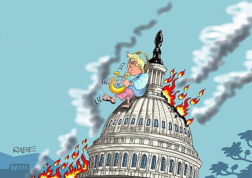 Cartoon: Trump Feuer und Flamme (medium) by RABE tagged donald,trump,kamala,harris,präsidentschaftswahl,usa,wahlkampf,joe,biden,rabe,ralf,böhme,cartoon,karikatur,pressezeichnung,farbcartoon,tagescartoon,mc,donalds,burger,wahlentscheidung,sieg,niederlage,kapitol,nero,feuer,brand,flamme,flächenbrand,donald,trump,kamala,harris,präsidentschaftswahl,usa,wahlkampf,joe,biden,rabe,ralf,böhme,cartoon,karikatur,pressezeichnung,farbcartoon,tagescartoon,mc,donalds,burger,wahlentscheidung,sieg,niederlage,kapitol,nero,feuer,brand,flamme,flächenbrand