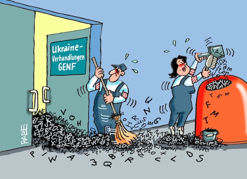Cartoon: Ukraineverhandlung (medium) by RABE tagged merz,kanzler,koalition,union,spd,klingbeil,cartoon,karikatur,pressezeichnung,farbcartoon,tagescartoon,bürokratie,verwaltung,beamte,modernisierung,monster,drachen,schwert,holzschwert,nägel,säge,trump,usa,putin,russland,genf,schweiz,ukraine,ukrainekrieg,selenskyj,frieden,waffenruhe,kriegsende,rede,worte,bbuchstaben,worthülsen,phrasen,merz,kanzler,koalition,union,spd,klingbeil,cartoon,karikatur,pressezeichnung,farbcartoon,tagescartoon,bürokratie,verwaltung,beamte,modernisierung,monster,drachen,schwert,holzschwert,nägel,säge,trump,usa,putin,russland,genf,schweiz,ukraine,ukrainekrieg,selenskyj,frieden,waffenruhe,kriegsende,rede,worte,bbuchstaben,worthülsen,phrasen