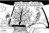Cartoon: Bäume in den Himmel (small) by RABE tagged krankenkassen,gewinn,ausschüttung,milliarden,patienten,aok,barmer,gesetzliche,krankenversicherungen,krankenversicherte,bäume,baum,himmel,wolken,geld,euro,geldsäcke,plus,einnahmenplus,rücklagen,bonusauszahlung,flieger,flugzeug,cockpit,kapitän,pilot,airline