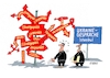 Cartoon: Direktgespräche Istanbul (small) by RABE tagged trrump,donald,präsident,usa,zoll,strafzoll,cartoon,karikatur,rabe,ralf,böhme,pressezeichnung,farbcartoon,tagescartoon,vatikan,büro,papst,franziskus,tod,sekretär,konklave,selbsternennung,kirche,bischof,putin,selenskyj,erdogan,türkei,istanbul,russland,ukraine,ukrainegespräch,friedensgespräch,vermittlung,wegweiser,pfeil,vorgespräch,direktgespräch