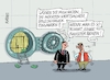 Cartoon: Kanister sichern (small) by RABE tagged merz,kanzler,koalition,union,spd,klingbeil,cartoon,karikatur,pressezeichnung,farbcartoon,tagescartoon,bürokratie,verwaltung,beamte,modernisierung,monster,drachen,schwert,holzschwert,nägel,säge,iran,irankonflikt,benzin,rohöl,benzinpreis,kanister,benzinkanister,israel,usa,trump,safe,schließfach,einlkagerung,wertpapier,rekordpreis