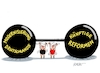 Cartoon: Koalitions Schwergewichte (small) by RABE tagged merz,kanzler,koalition,union,spd,klingbeil,cartoon,karikatur,pressezeichnung,farbcartoon,tagescartoon,db,bahn,frühling,frühjahr,frühjahrsputz,ice,zug,blumenkasten,blumenkästen,gewicht,hantel,gewichtheber,schwergewicht,reformen,modernisierung,aufschwung,wirtschaftslage,wahlschlappe,groko
