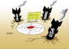 Cartoon: Kriechziele (small) by RABE tagged trump,kanada,gipfel,gipfeltreffen,staatschefs,rabe,ralf,böhme,cartoon,karikatur,pressezeichnung,farbcartoon,tagescartoon,gespenst,geist,angst,donald,usa,nato,natoaustritt,schild,iran,israel,zielscheibe,ziel,kriegsziel,bomben,raketen,atomanlage,teheran,nahost,mullah