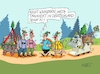 Cartoon: Metamännertag (small) by RABE tagged männer,männertag,vatertag,himmelfahrt,bollerwagen,feiertag,wandertag,familientag,cartoon,karikatur,rabe,ralf,böhme,farbzeichnung,pressezeichnung,tagescartoon,meta,training,ki,software,facebook,instagramm,chat,chatgptgpt