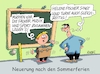 Cartoon: Neuerungen (small) by RABE tagged schüler,lehrer,zeugnisse,zeugnistag,zeugnisausgabe,ferien,winterferien,rabe,ralf,böhme,cartoon,karikatur,farbcartoon,pressezeichnung,tagescartoon,alexa,amazon,internet,zeugnistelefon,sommerferien,schulbeginn,neuerungen,lehrermangel,helene,fischer,turnen,musik