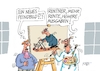 Cartoon: Neues Feindbild (small) by RABE tagged merz,union,kanzler,fritze,koalition,spd,klingbeil,bundesregierung,rabe,ralf,böhme,cartoon,karikatur,pressezeichnung,farbcartoon,tagescartoon,trump,putin,krisen,tv,nachrichten,waschmaschine,rente,rentner,rentenniveau,rentenkürzung,renteneintrittsalter,maler,künstler,leinwand,pinsel,gemälde,rollator,kosten,ausgaben