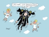 Cartoon: Ozzy Osbourne (small) by RABE tagged ozzy,osbourne,musiker,havy,metal,black,sabbath,fürst,finsternis,rabe,ralf,böhme,cartoon,karikatur,pressezeichnung,farbcartoon,tagescartoon,tod,himmel,engel,hölle,fledermaus,fledermäuse,himmelstor,petrus