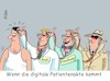 Cartoon: Patientenakte (small) by RABE tagged ampel,ampelregierung,rot,grün,gelb,fdp,spd,grüne,rabe,ralf,böhme,cartoon,karikatur,pressezeichnung,farbcartoon,tagescartoon,inflation,einkommen,rente,rentenpaket,bruch,streit,neuwahlen,karl,lauterbach,patientenakte,didtalisierung,chipkarte,daten,digitalisierung,geheimdienst,bnd,forscher,arzt,patient