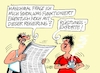 Cartoon: Rüstungsexporte (small) by RABE tagged merz,union,kanzler,fritze,koalition,spd,klingbeil,bundesregierung,rabe,ralf,böhme,cartoon,karikatur,pressezeichnung,farbcartoon,tagescartoon,fett,fettnapf,drecksarbeit,stelzen,training,rüstung,rüstungsexporte
