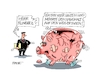 Cartoon: Sauerei (small) by RABE tagged merz,union,kanzler,fritze,koalition,spd,klingbeil,bundesregierung,rabe,ralf,böhme,cartoon,karikatur,pressezeichnung,farbcartoon,tagescartoon,trump,putin,krisen,tv,nachrichten,bundeshaushalt,bundestag,beschluss,streichung,kürzung,militärausgaben,sparmaßnahmen,sparschwein,schwein,schulden,kredit,finanzminister,lars