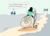 Cartoon: Schneckentempo (small) by RABE tagged merz,kanzler,koalition,union,spd,klingbeil,cartoon,karikatur,pressezeichnung,farbcartoon,tagescartoon,bürokratie,verwaltung,beamte,modernisierung,monster,drachen,schwert,holzschwert,nägel,säge,reiche,wirtschaftsministerin,ziel,zielgerade,schnecke,schneckentempo,irankriek,mineralölkonzern,preissprünge,spritpreise,senkung,tankstellenregelung,trump,hormus