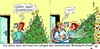 Cartoon: Weihnachtsrausch (small) by RABE tagged weihnachten,bescherung,weihnachtsbaum,rabe,ralf,böhme,cartoon,karikatur,pressezeichnung,farbcartoon,tagescartoon,weihnachtsbaumschmuck,laubbläser,feurtatge,feiertagsstress