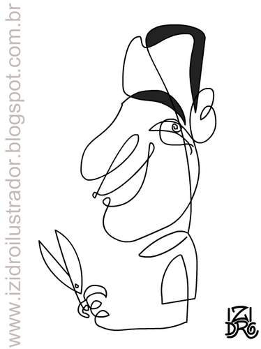 Cartoon: Cartoonist Junior Lopes (medium) by izidro tagged cartoonist,junior,lopes