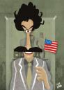 Cartoon: caricature Borat (small) by izidro tagged caricature