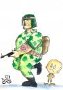 Cartoon: No war (small) by izidro tagged war