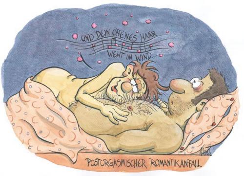 Cartoon: Brusthaar (medium) by mele tagged romantik,bett,brustbehaarung,,romantik,bett,brustbehaarung,sex,mann,frau,beziehung,paar,bett,behaarung,haare,romantik