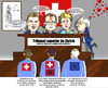 Cartoon: Los racistas suizos (small) by MDS tagged eu,junker,raciistas