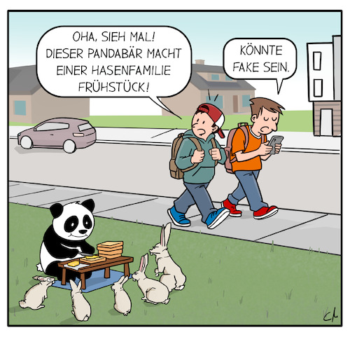 Cartoon: Echt oder Fake? (medium) by Cloud Science tagged echt,oder,fake,ki,künstliche,intelligenz,videos,deepfake,virale,clips,social,media,realität,und,fiktion,manipulation,digitale,medien,desinformation,medienkompetenz,news,täuschung,wahrnehmung,kritisches,denken,schüler,alltag,welt,vertrauen,bildung,internetkultur,medienkritik,echt,oder,fake,ki,künstliche,intelligenz,videos,deepfake,virale,clips,social,media,realität,und,fiktion,manipulation,digitale,medien,desinformation,medienkompetenz,news,täuschung,wahrnehmung,kritisches,denken,schüler,alltag,welt,vertrauen,bildung,internetkultur,medienkritik