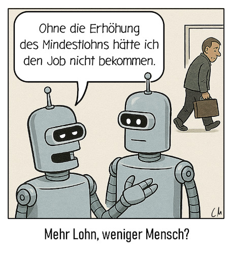 Mehr Lohn - weniger Mensch? Mehr Lohn - weniger Mensch?