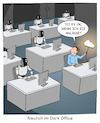 Cartoon: Dark Office (small) by Cloud Science tagged dark,office,büro,automatisierung,ki,mensch,maschine,arbeit,arbeitswelt,zukunft,dystopie,künstliche,intelligenz,ersetzen,dunkelheit