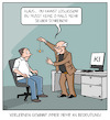 Cartoon: Verlernen lernen (small) by Cloud Science tagged ki,künstlicheintelligenz,verlernen,transformation,changemanagement,zukunftderarbeit,büro,automatisierung,email,digitalisierung,schmerz,widerstand,arbeitswelt,innovation,satire,cartoon,management,technologie,mitarbeiter