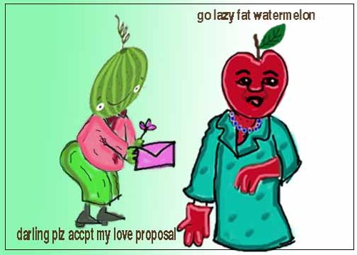 Cartoon: love proposal (medium) by anupama tagged love,propsal